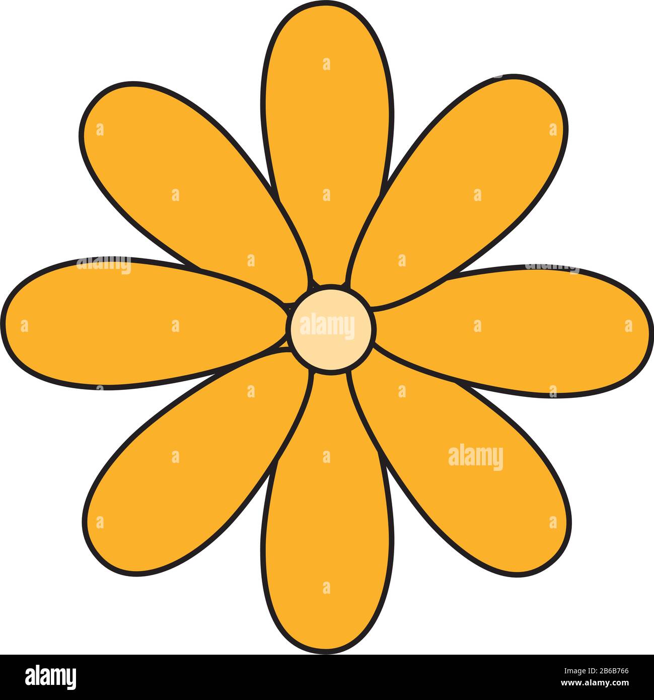 cute flower nature isolated icon Stock Vector Image & Art - Alamy