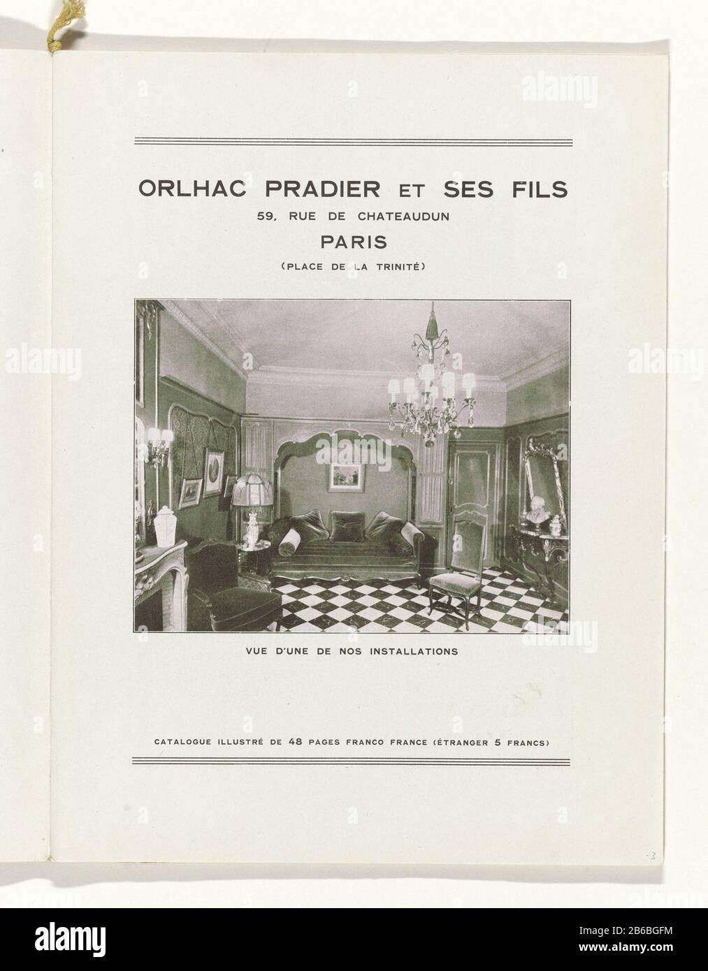 Ad For Decoration And Furniture Orlhac Pradier Et Ses Fils Page Of The Fashion Magazine Art Gout Beaute 1920 1933 Manufacturer Photographer Anonymous Publisher Charles Goy Dating 1931 Physical Features Photomechanical Printing Material