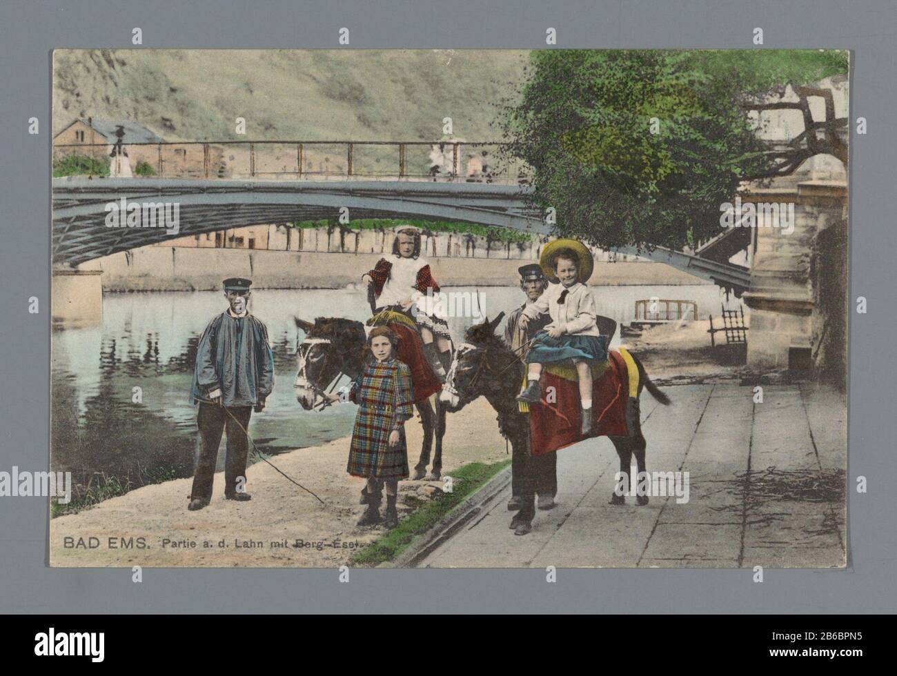 Bad Ems Partie A D Lahn With Mountain Donkey Stock Photo Alamy