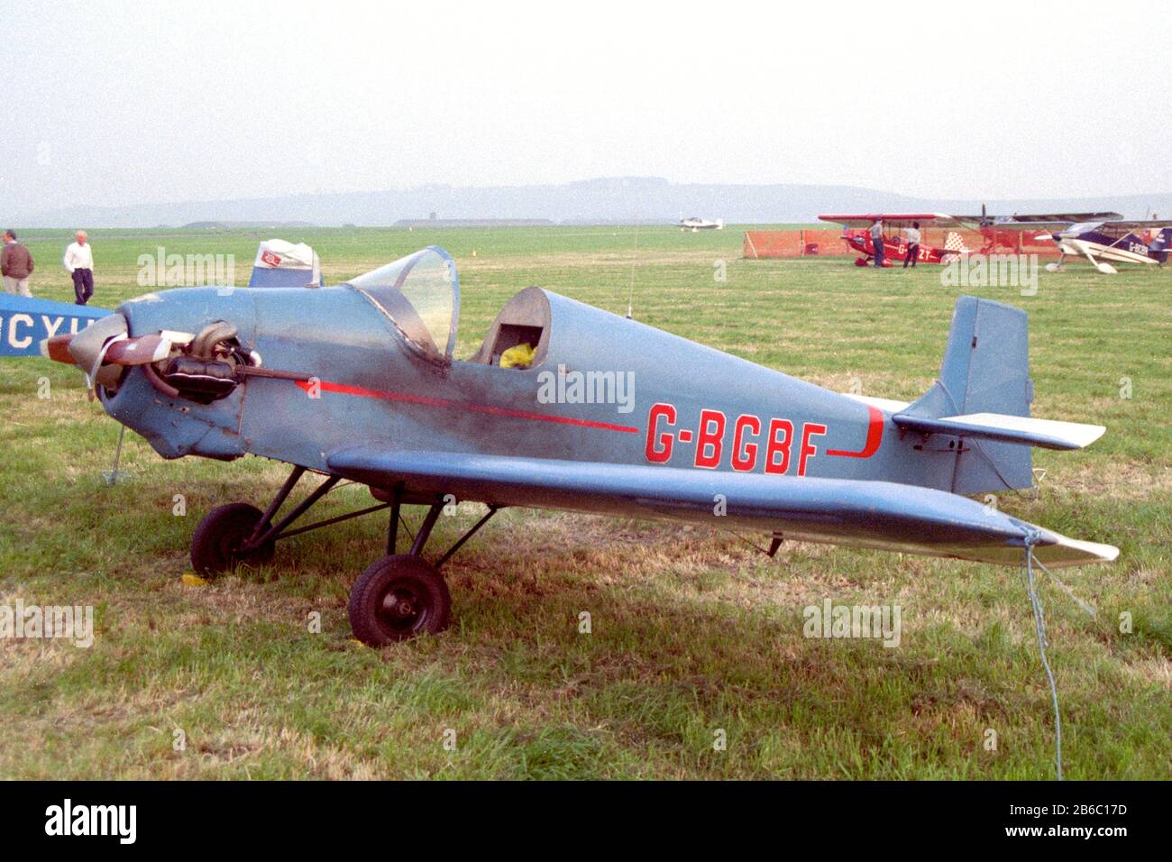 A DRUINE D.31 TURBULENT, G-BGBF at Wroughton Stock Photo - Alamy