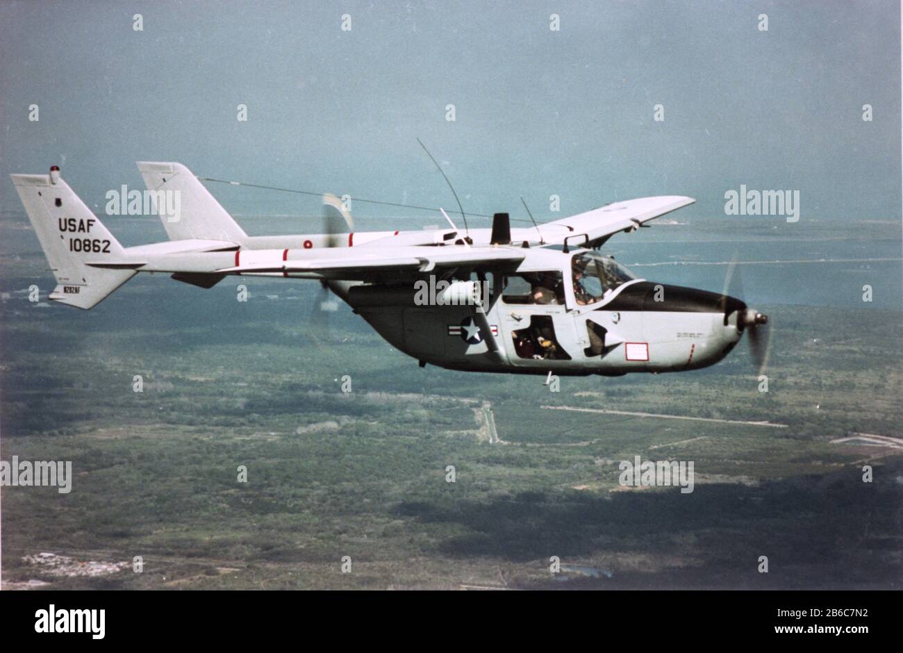 USAF United States Air Force Cessna O-2A-CE Super Skymaster Stock Photo