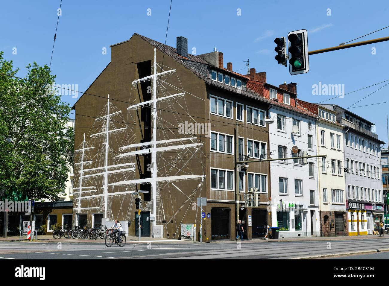 Ansicht burgermeister smidt strasse hi res stock photography and images