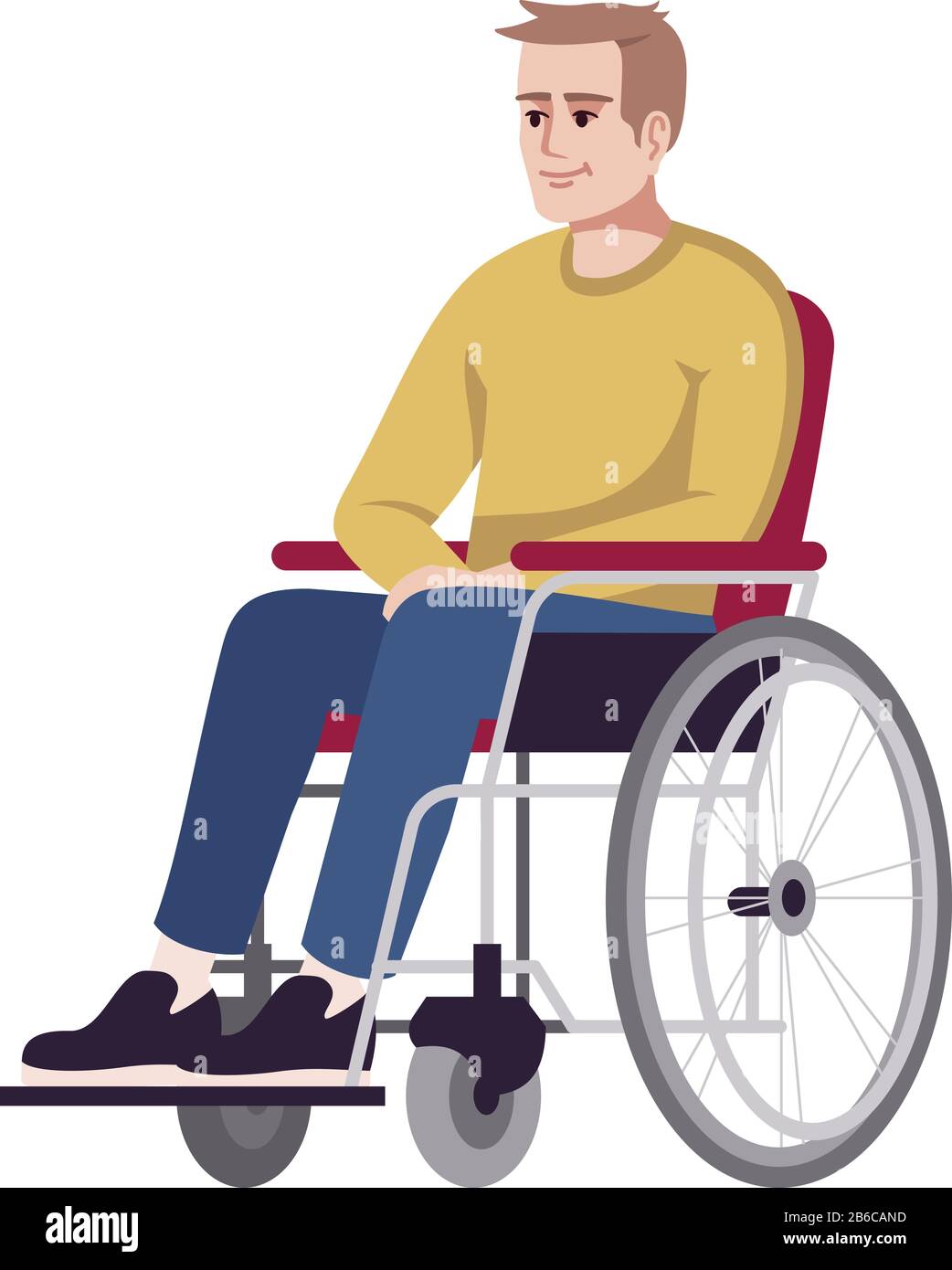 wheelchair for handicapped person