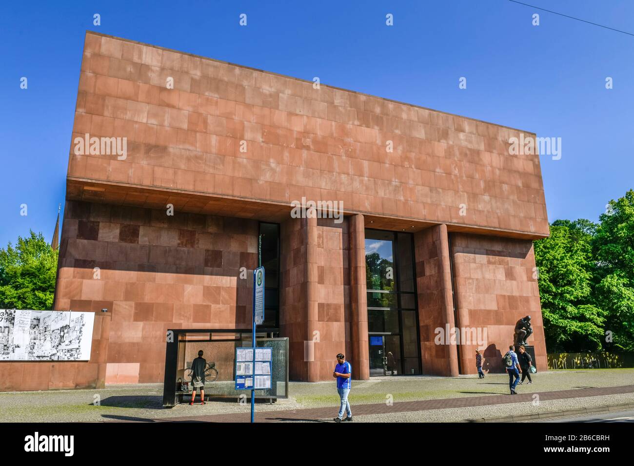 Kunsthalle, Artur-Ladebeck-Straße, Bielefeld, Nordrhein-Westfalen, Deutschland Stock Photo