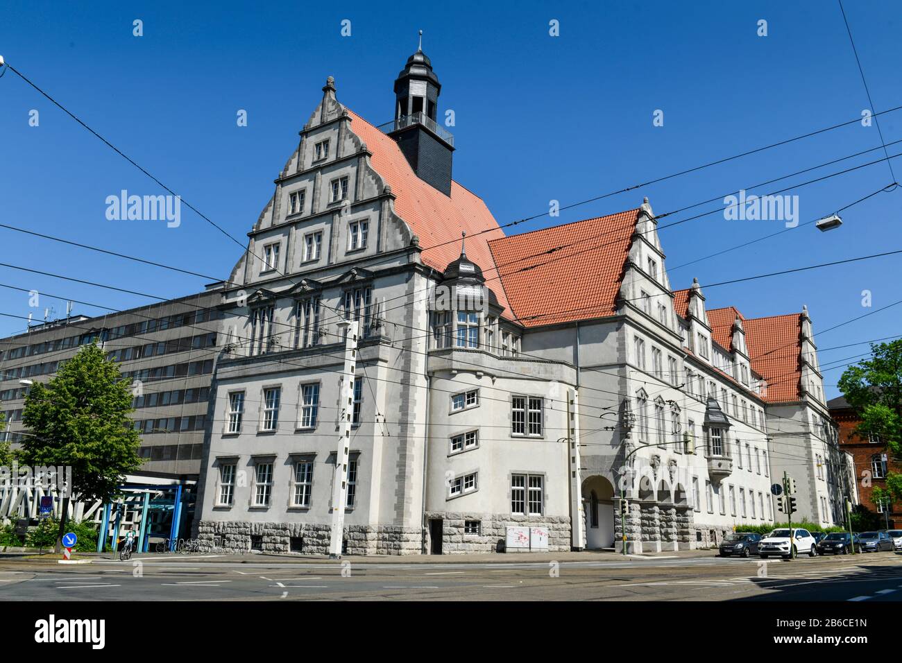 Landgericht, Amtsgericht, Niederwall, Detmolder Straße, Bielefeld, Nordrhein-Westfalen, Deutschland Stock Photo