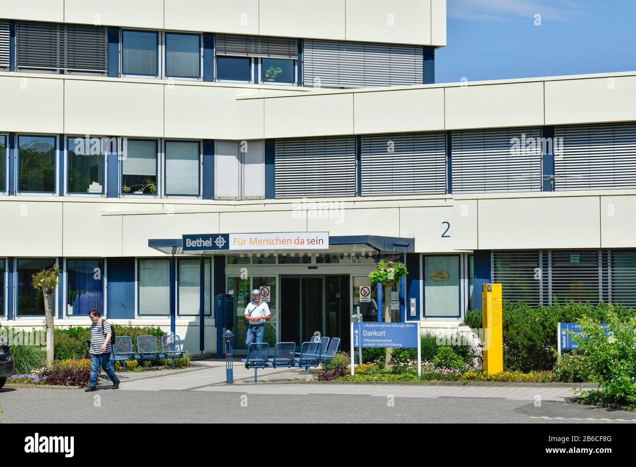 Dankort, ProWerk, Von Bodelschwinghsche Stiftungen Bethel, Bielefeld, Nordrhein-Westfalen, Deutschland Stock Photo