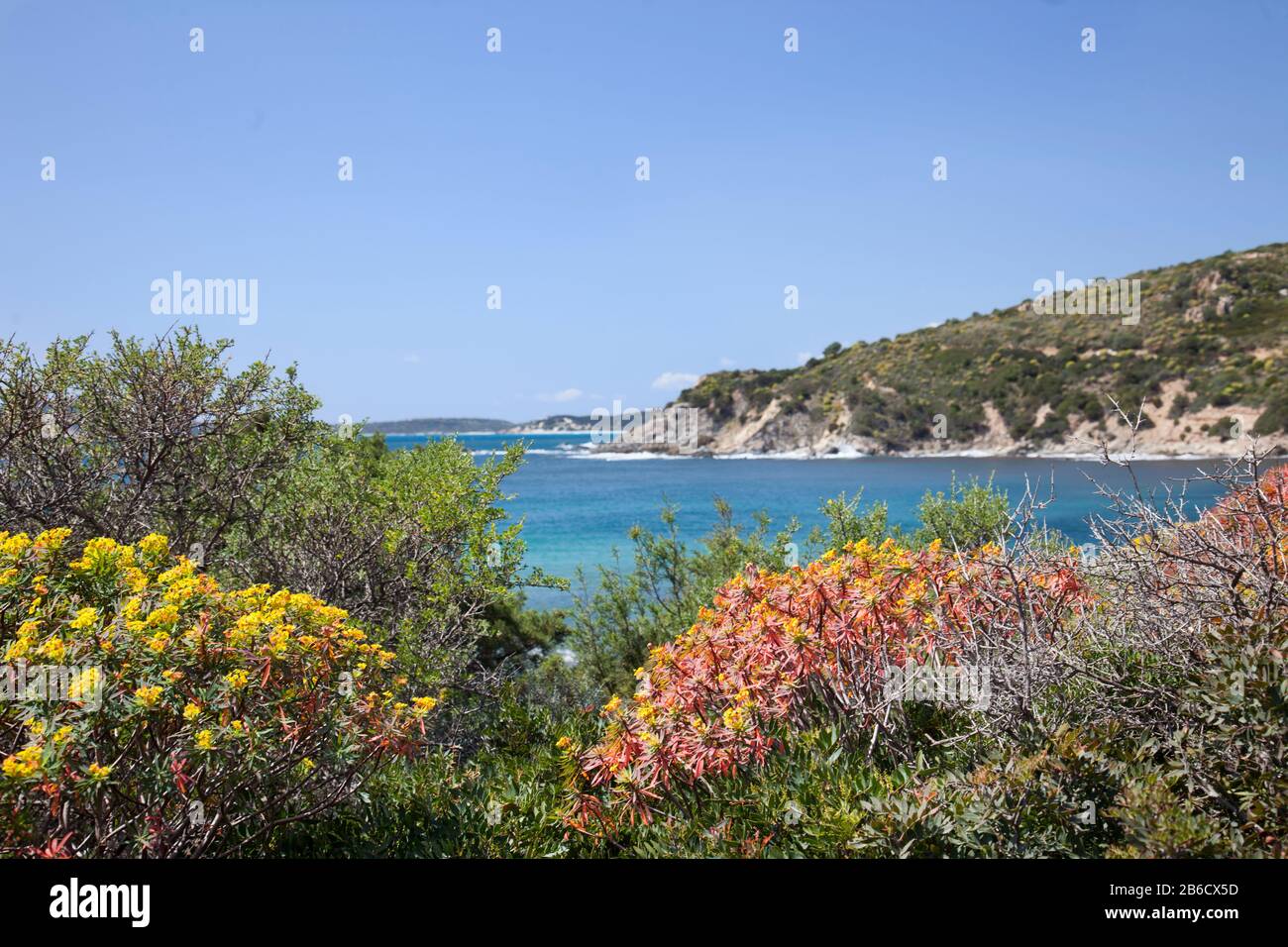 Seascape of Sardinia Stock Photo