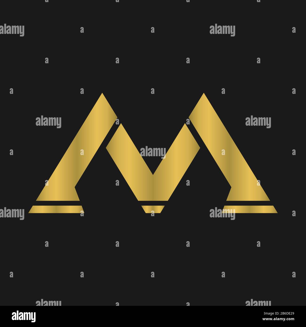 V , M  , VM , MV letter logo design with creative modern typography and abstract monogram logo Stock Vector