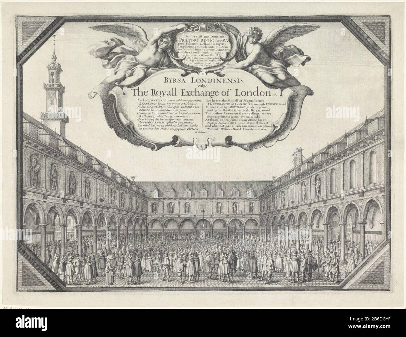 London Stock Exchange Byrsa Londinensis vulgo the Royall Exchange (title  object) Exchange LondenByrsa Londinensis vulgo the Royall Exchange (title  object) Object type: picture Item number:  RP-P-1920-2670Catalogusreferentie: New Hollstein German (Hollar ...