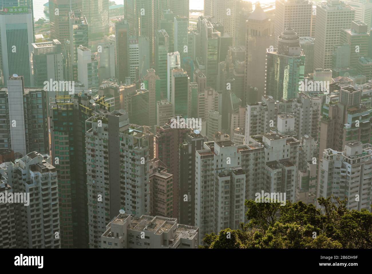 Hong kong harbour 2019 aerial hi-res stock photography and images - Alamy