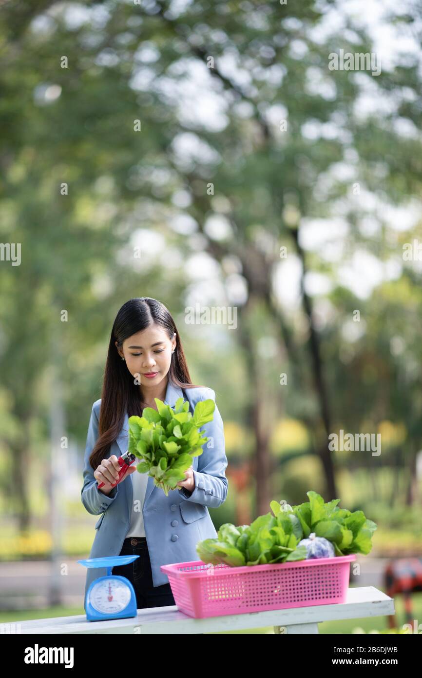 young smart farmer, Agriculture business startup Stock Photo Alamy