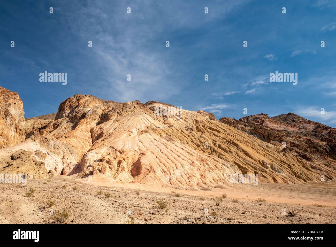 Artists Palette rocks Death Valley National Park, California, USA Stock ...