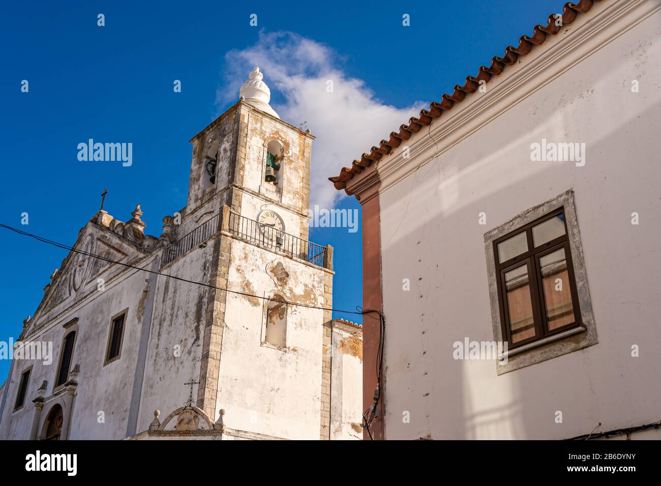Sao Sebastiao Church in Lagos, Portugal Stock Photo