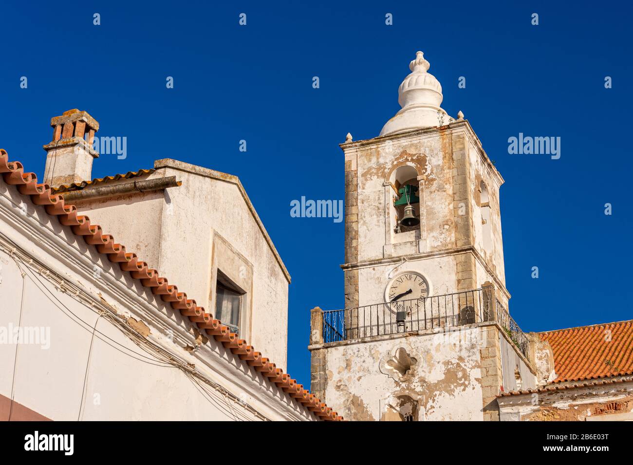 Sao Sebastiao Church in Lagos, Portugal Stock Photo