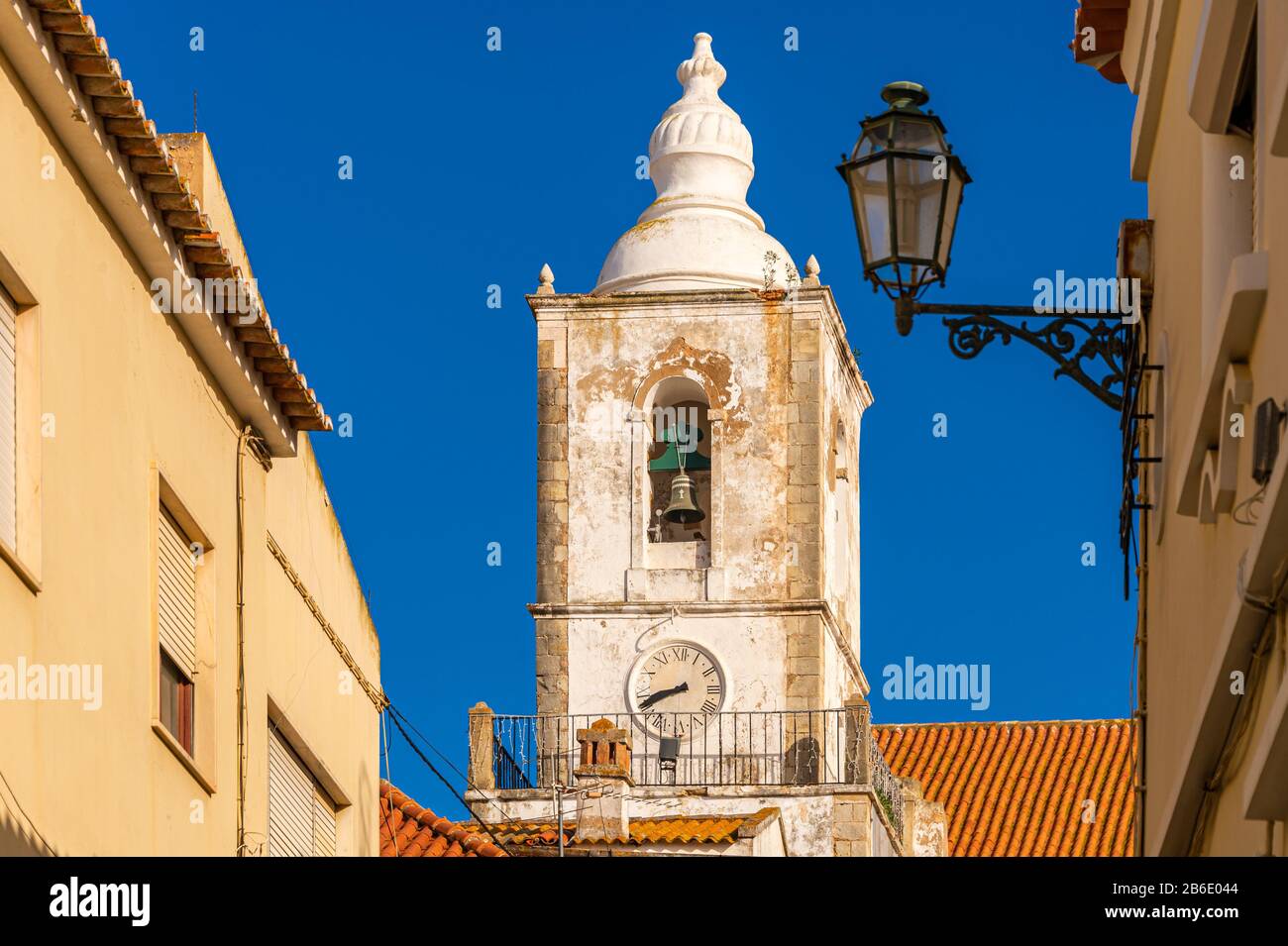 Sao Sebastiao Church in Lagos, Portugal Stock Photo