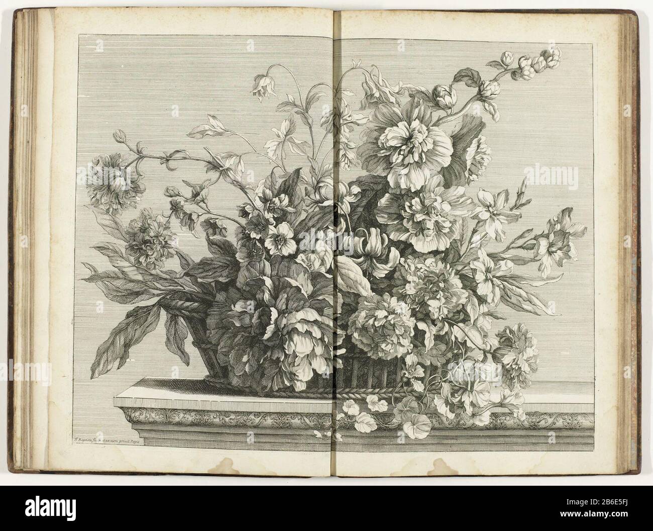 Bloemenmand Books Several Baskets (serietitel) Flower Basket Where: in  flowers. Print part of a album. Manufacturer : printmaker Jean Baptiste  Monnoyer (listed property) designed by Jean Baptiste Monnoyeruitgever Jean  Baptiste Monnoyer (listed