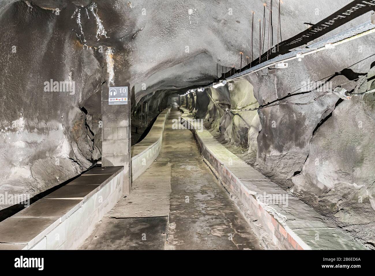 Second World War tunnels, Gibraltar Stock Photo Alamy