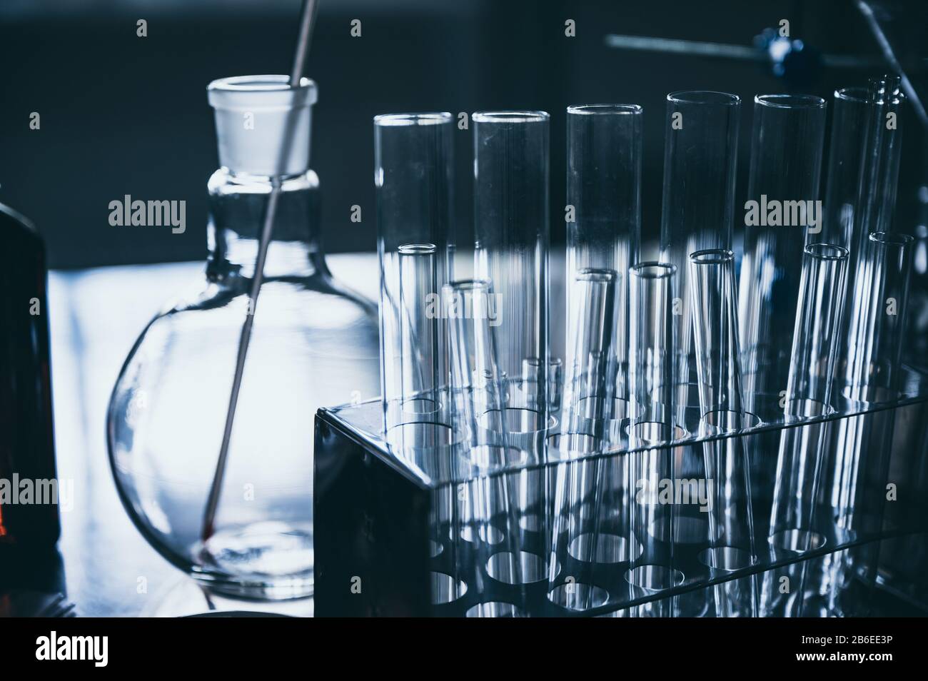 lab glassware science laboratory research and development concept Stock ...