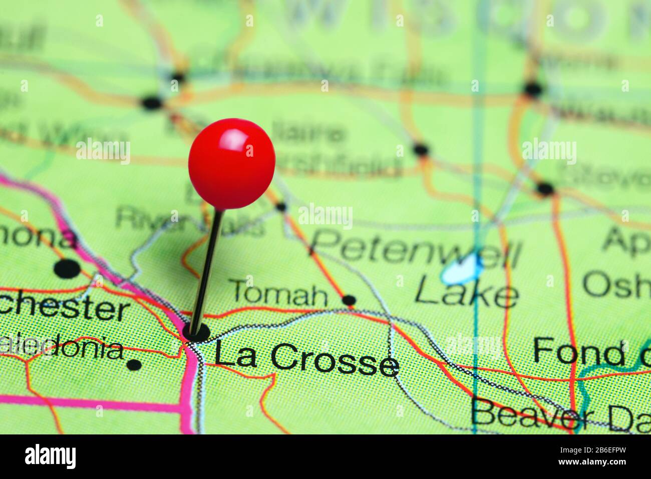La crosse on a map hires stock photography and images Alamy