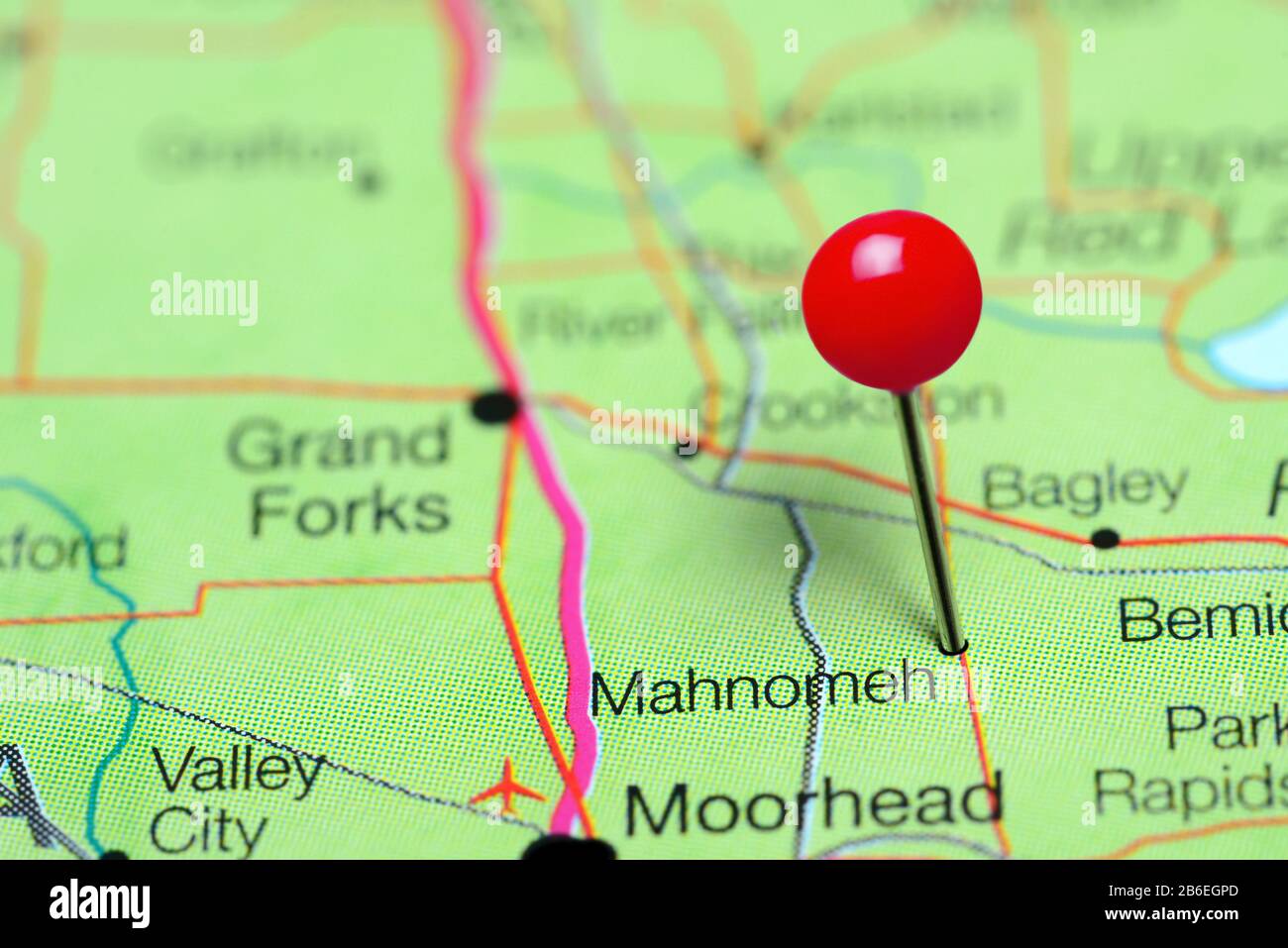 Map of mahnomen hires stock photography and images Alamy