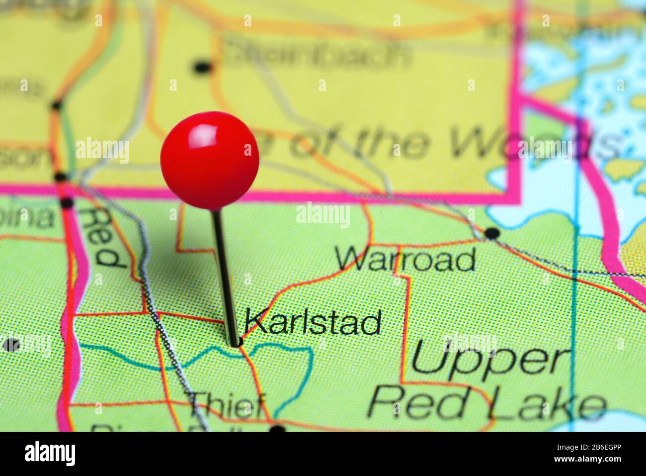 Map of karlstad minnesota hires stock photography and images Alamy