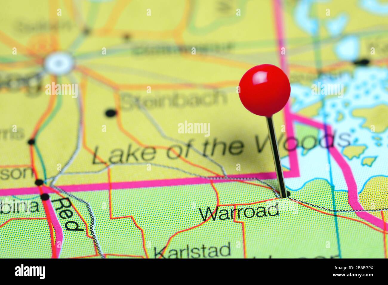 Map of warroad hires stock photography and images Alamy