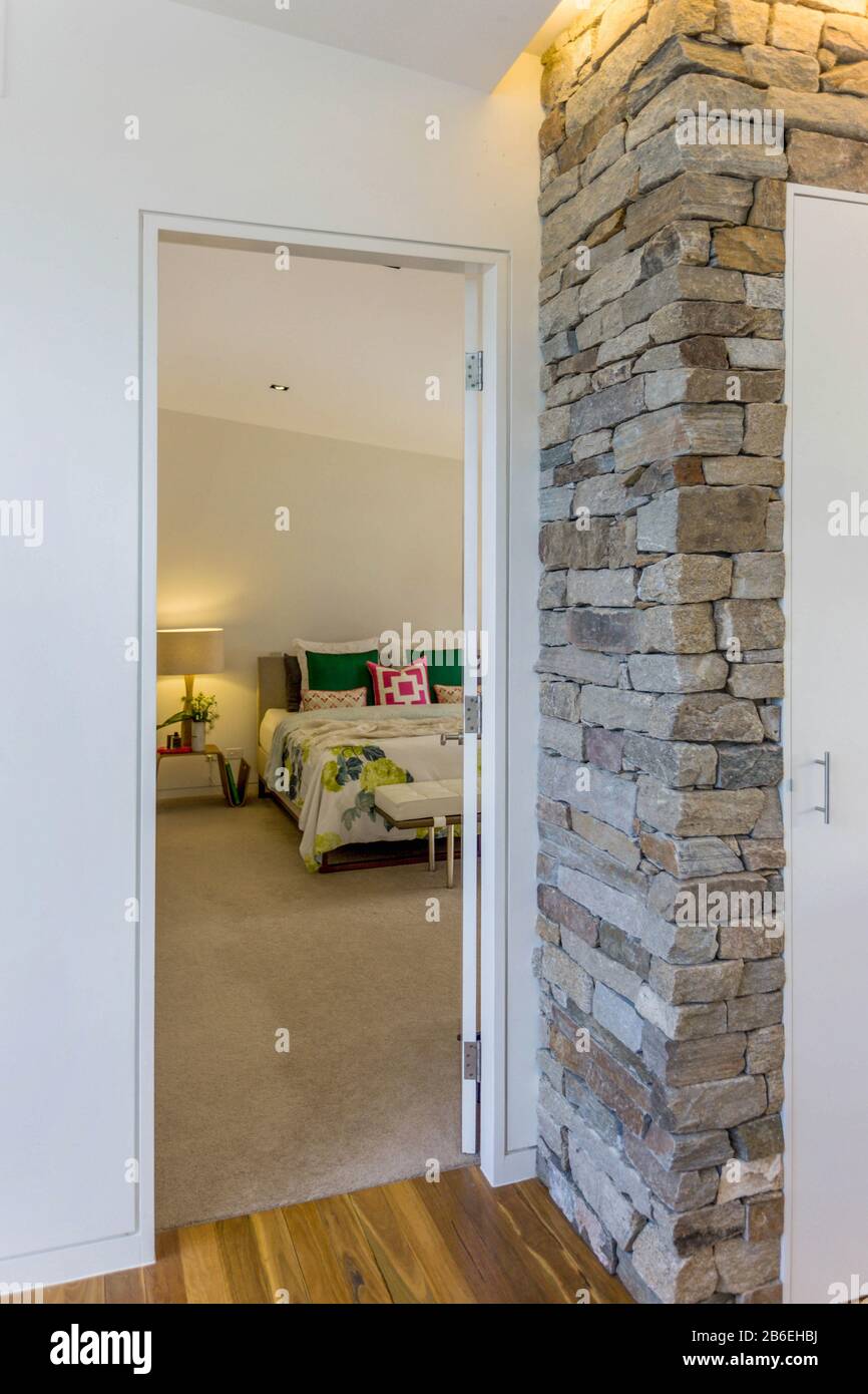 A modern bedroom entrance Stock Photo Alamy