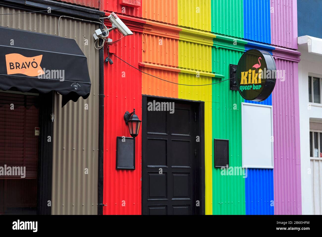 Gay Bar on Klapparstigur, Reykjavik, Iceland, Europe Stock Photo