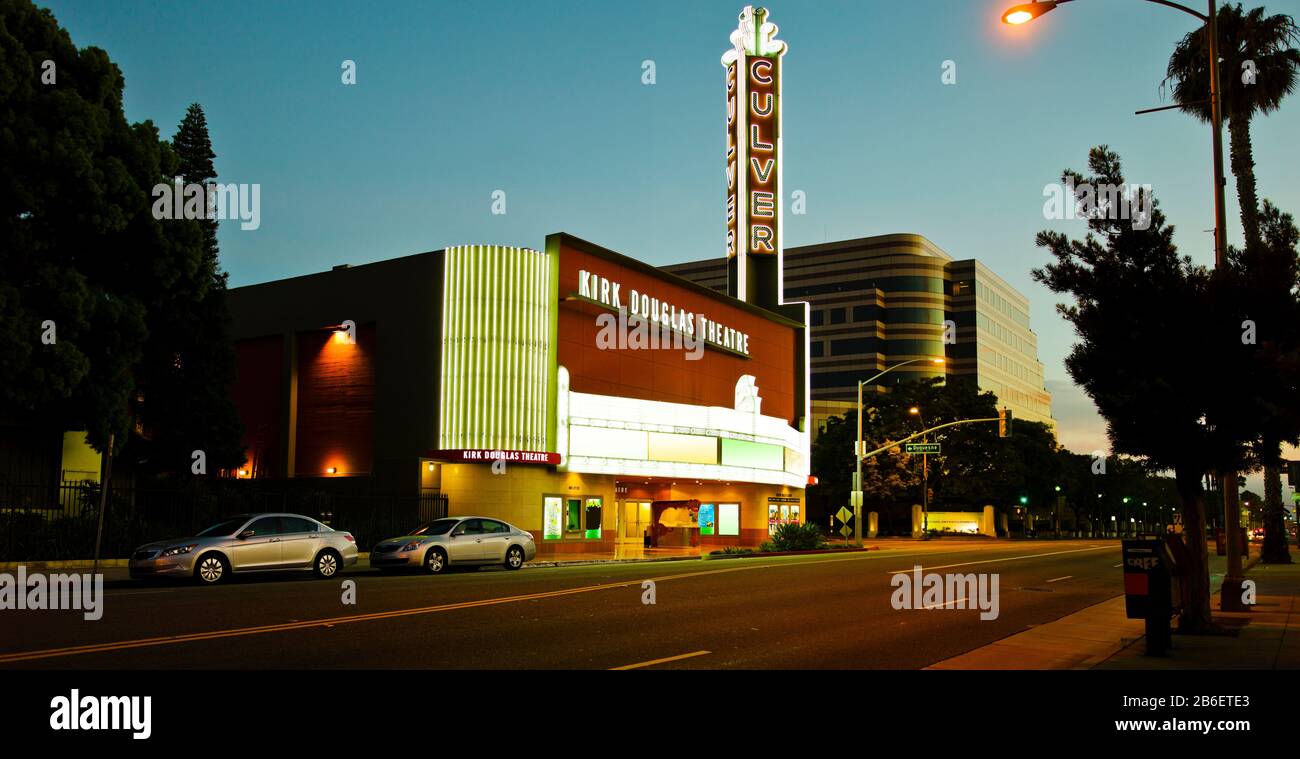 Kirk Douglas Theatre, Culver City, Los Angeles County, California, USA Stock Photo