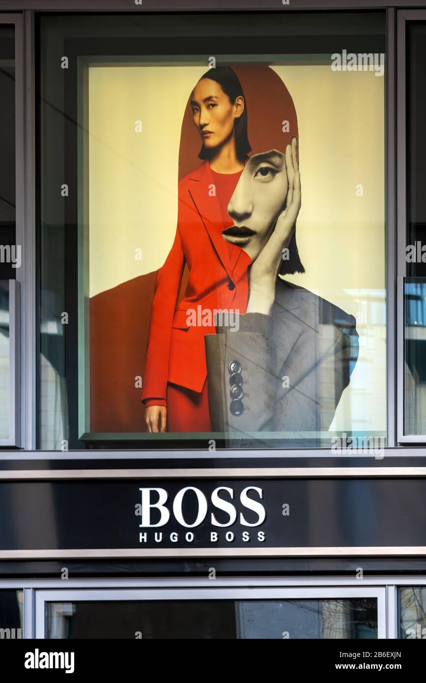 Sign Hugo Boss Shop Window High Resolution Stock Photography and Images -  Alamy