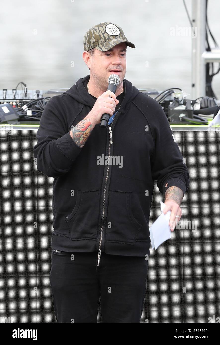 Ponte Vedra Beach, FL, USA. 10th Mar, 2020. Carson Daly introduces The