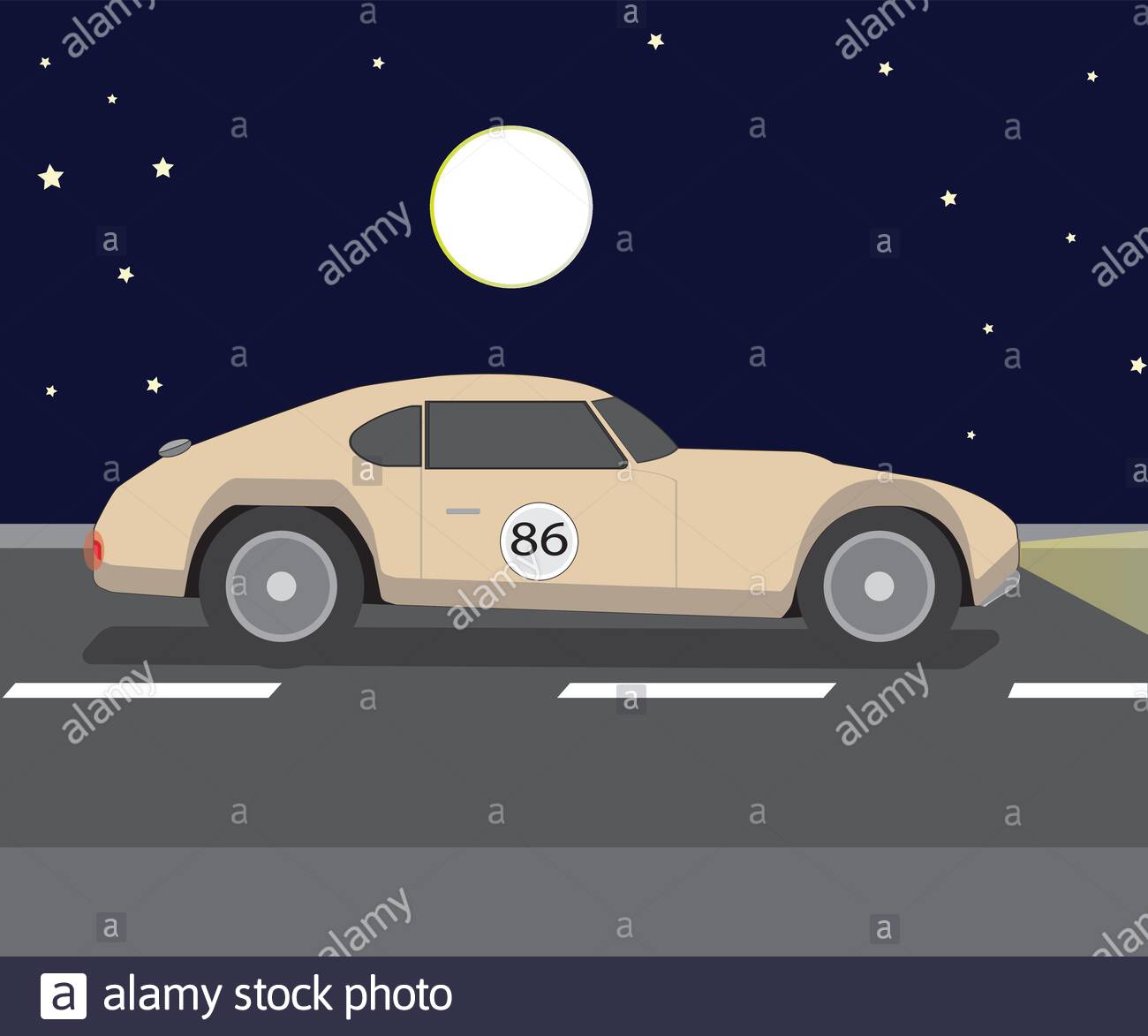 Sports Car Wallpaper Vector
