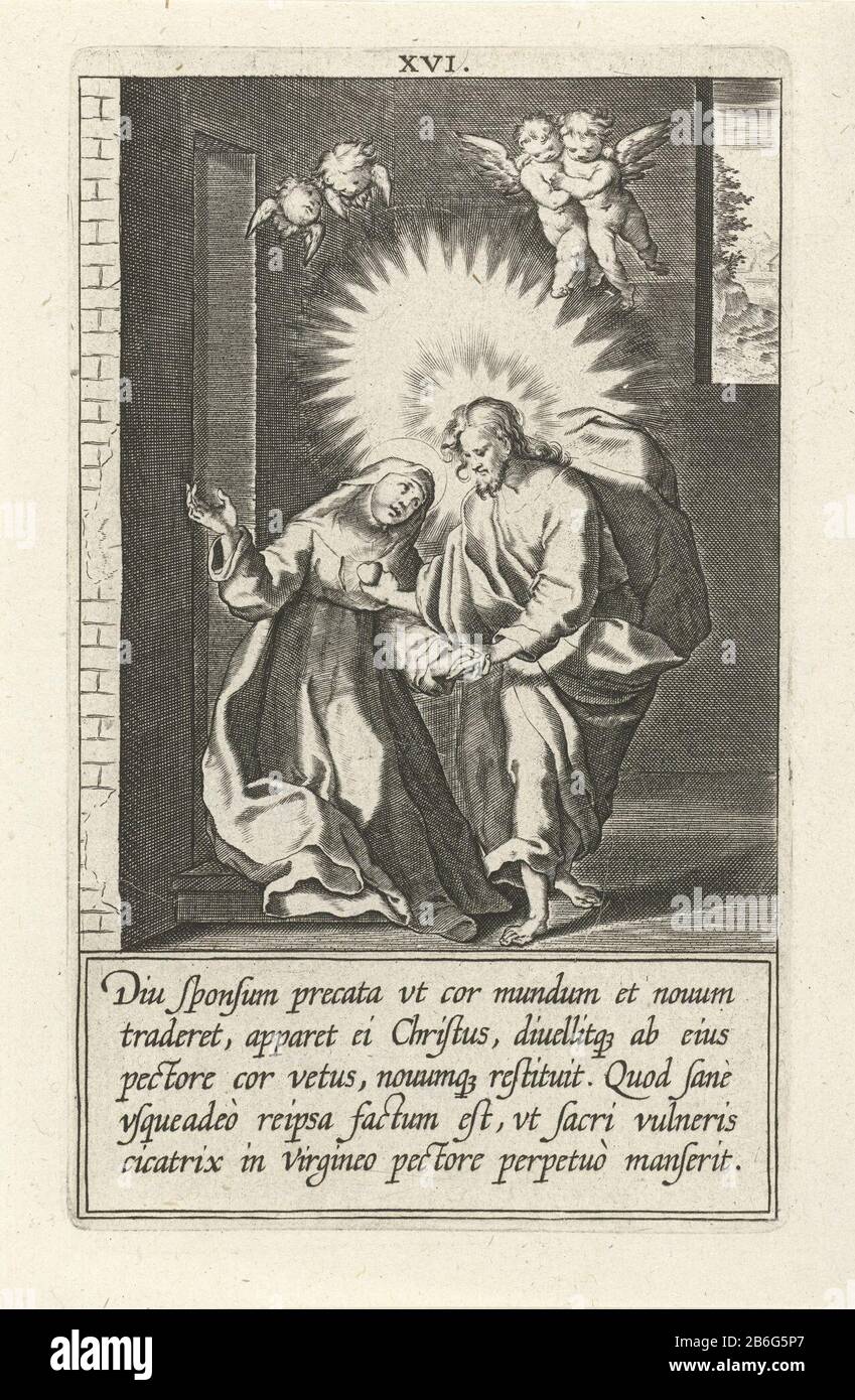 Catherine and Christ swap their hearts Life of Catherine of Siena H ...