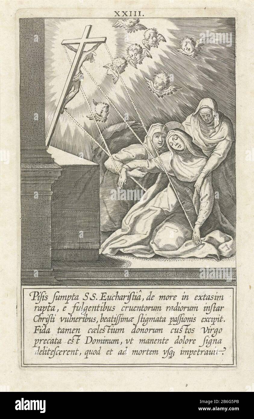 Catherine receives the H Catherine of Siena, the stigmata of Christ ...