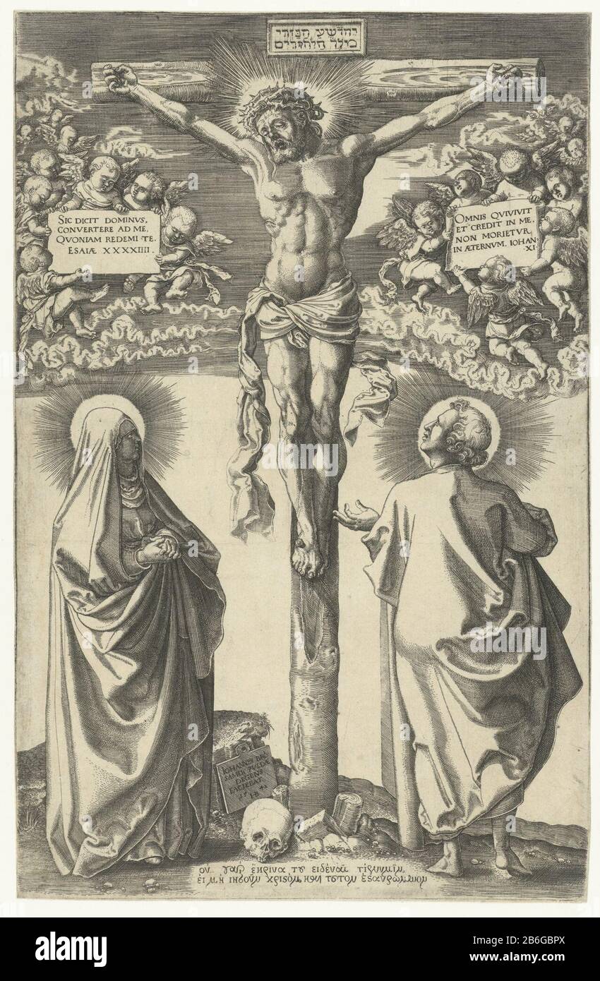 Christ on the cross between Mary and John Christ on the cross between ...