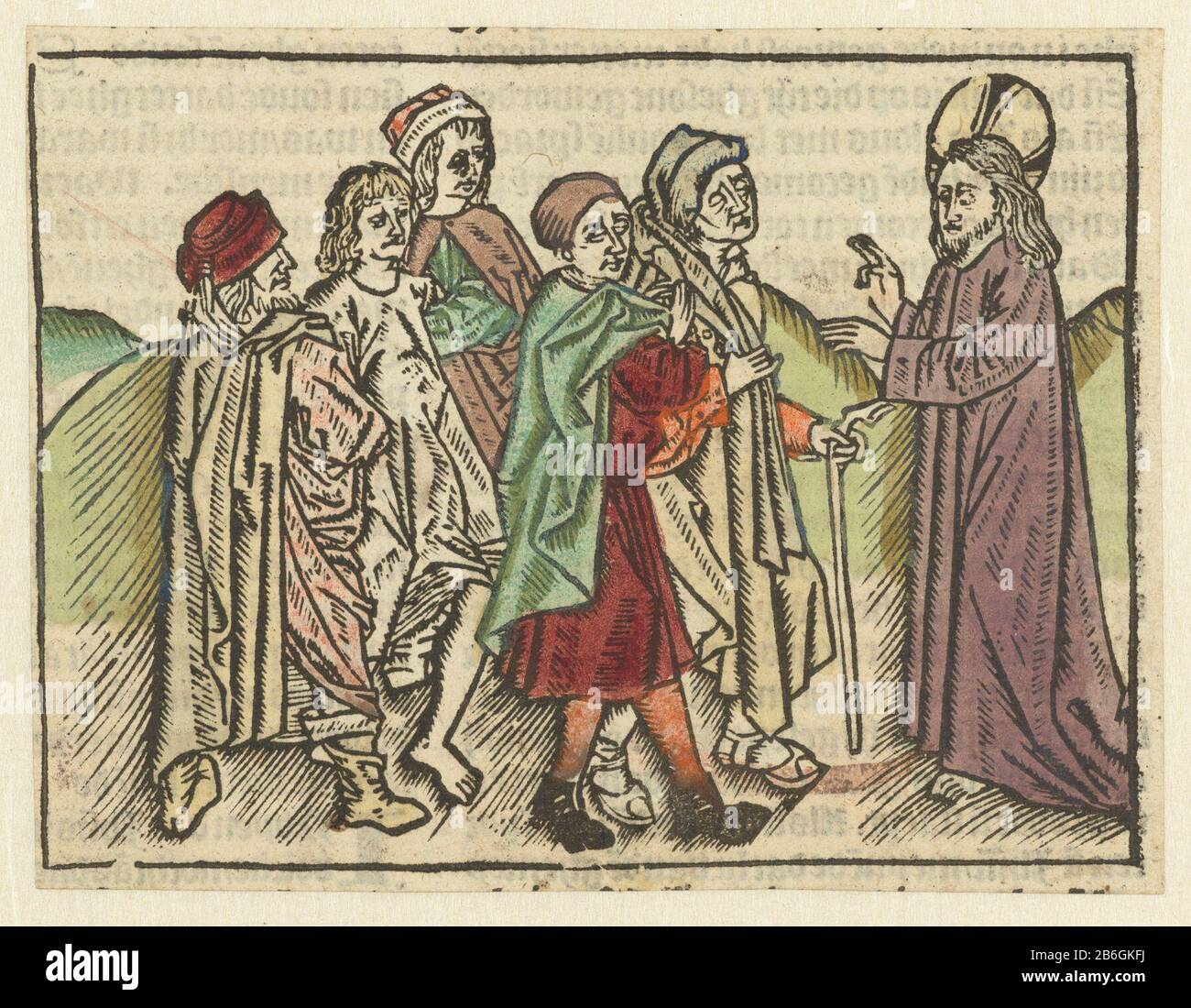 Christ and the two blind men hi-res stock photography and images - Alamy
