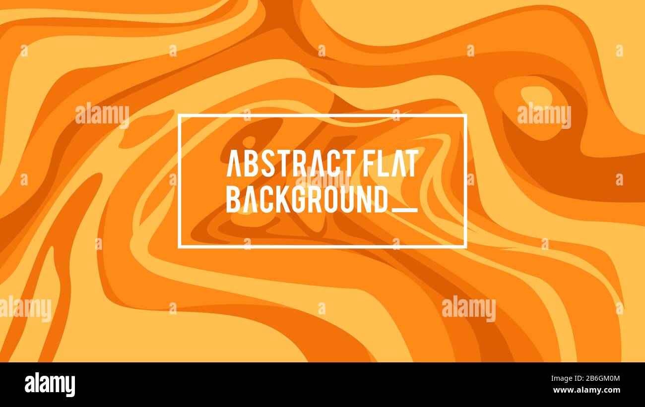 Abstract yellow flat flow background Stock Vector Image & Art - Alamy
