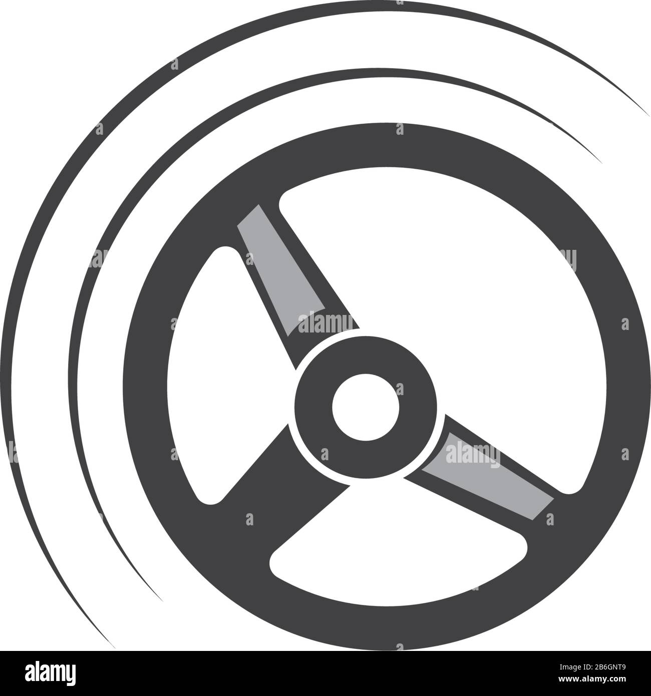 Car steering wheel vector logo hires stock photography and images Alamy