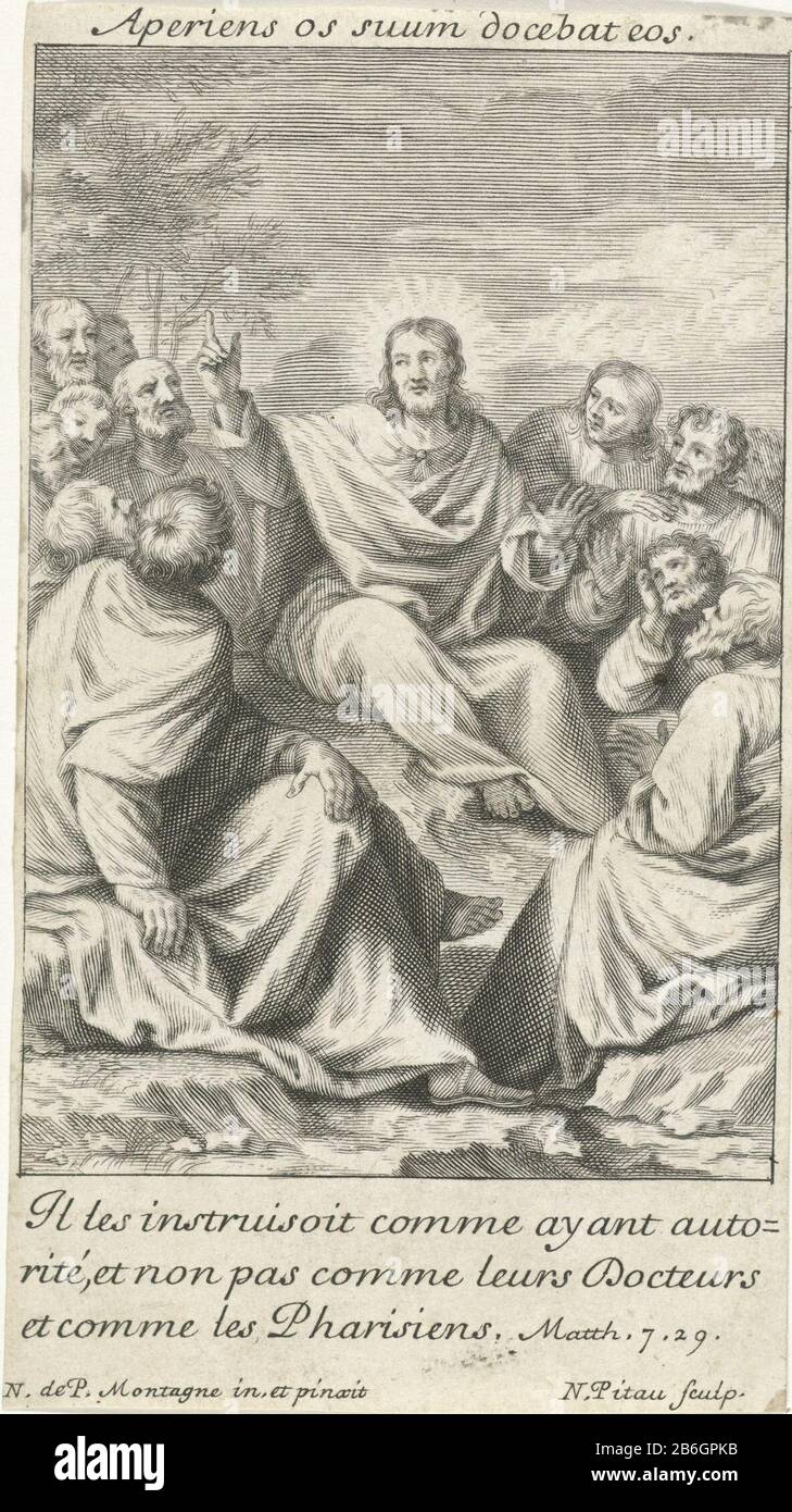 Christ teaching crowd hi-res stock photography and images - Alamy