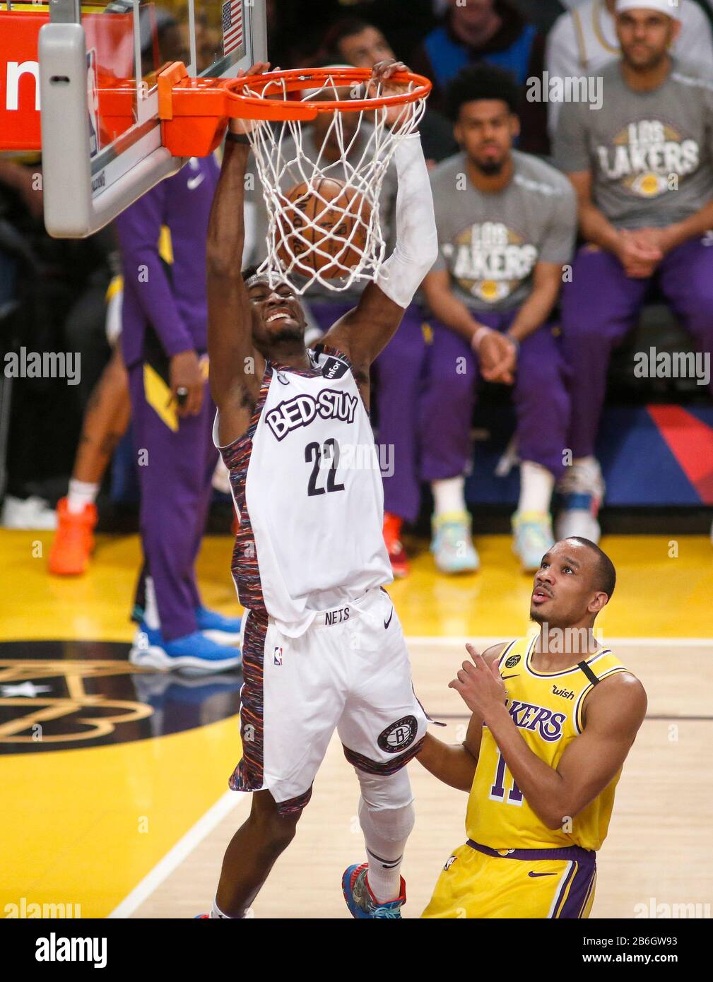 Los Angeles Lakers guard Avery Bradley in an NBA basketball game against  the Memphis Grizzlies in Los Angeles, Tuesday, Oct. 29, 2019. (AP  Photo/Kyusung Gong Stock Photo - Alamy
