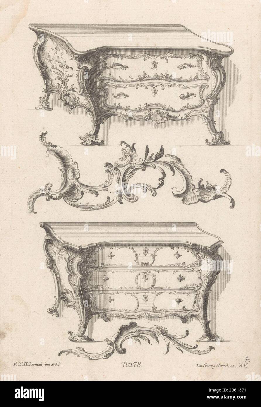Commodes A Dresser With Two Drawers And A Chest Of Drawers With