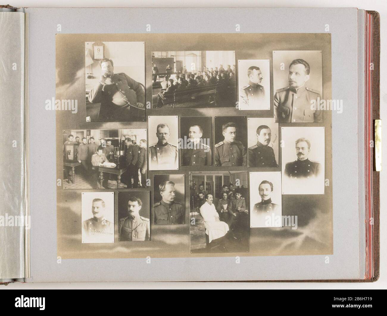 Composition of 15 images Compositie van 15 foto's Object Type : foto Objectnummer: RP-F-2003-3-3 Manufacturer : fotograaf: V. Sabel'skijPlaats manufacture: Rusland Dating: 1913 Physical kenmerken: foto Material: papier karton kunststof Techniek: zoutdruk Dimensions: h 232 mm × b 287 mm Stock Photo