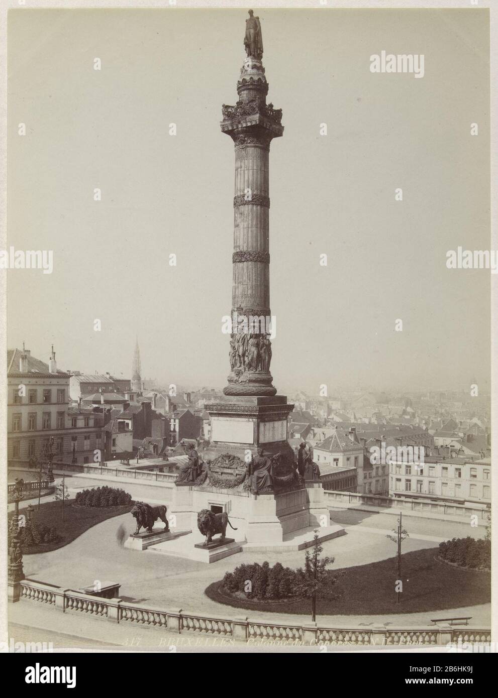 The Congress Column in Brussels 317 Bruxelles-Colonne du Congres ND phot (title object) The Congress Column in Brussels Brussel317-Colonne du Congres N.D. phot (title object) Property Type: photographs Item number: RP-F F16319 Inscriptions / Brands: number, verso, stamped '16' Manufacturer : Photographer: Étienne Neurdein (listed property) Place manufacture: France Date: 1860 - 1920 Physical features: albumen print material : paper carton Technique: albumen print dimensions: photo: h 274 mm × W 208 mmblad: h 401 mm × W 305 mmOnderwerp Stock Photo