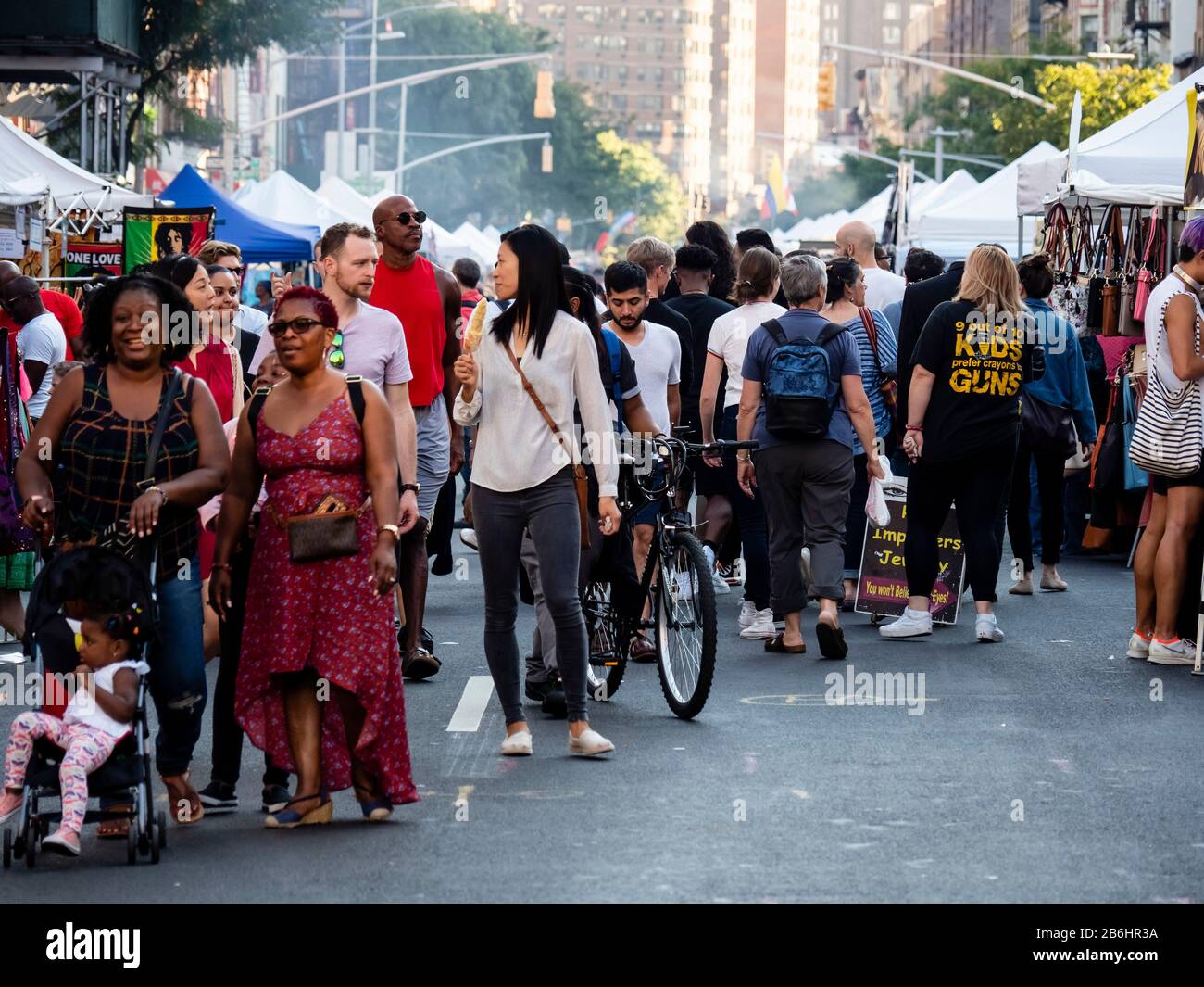 New York City Street Fair Stock Photo Alamy