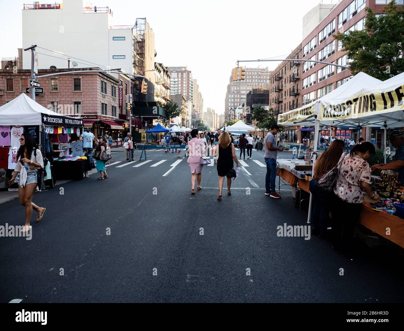 New York City Street Fair Stock Photo Alamy