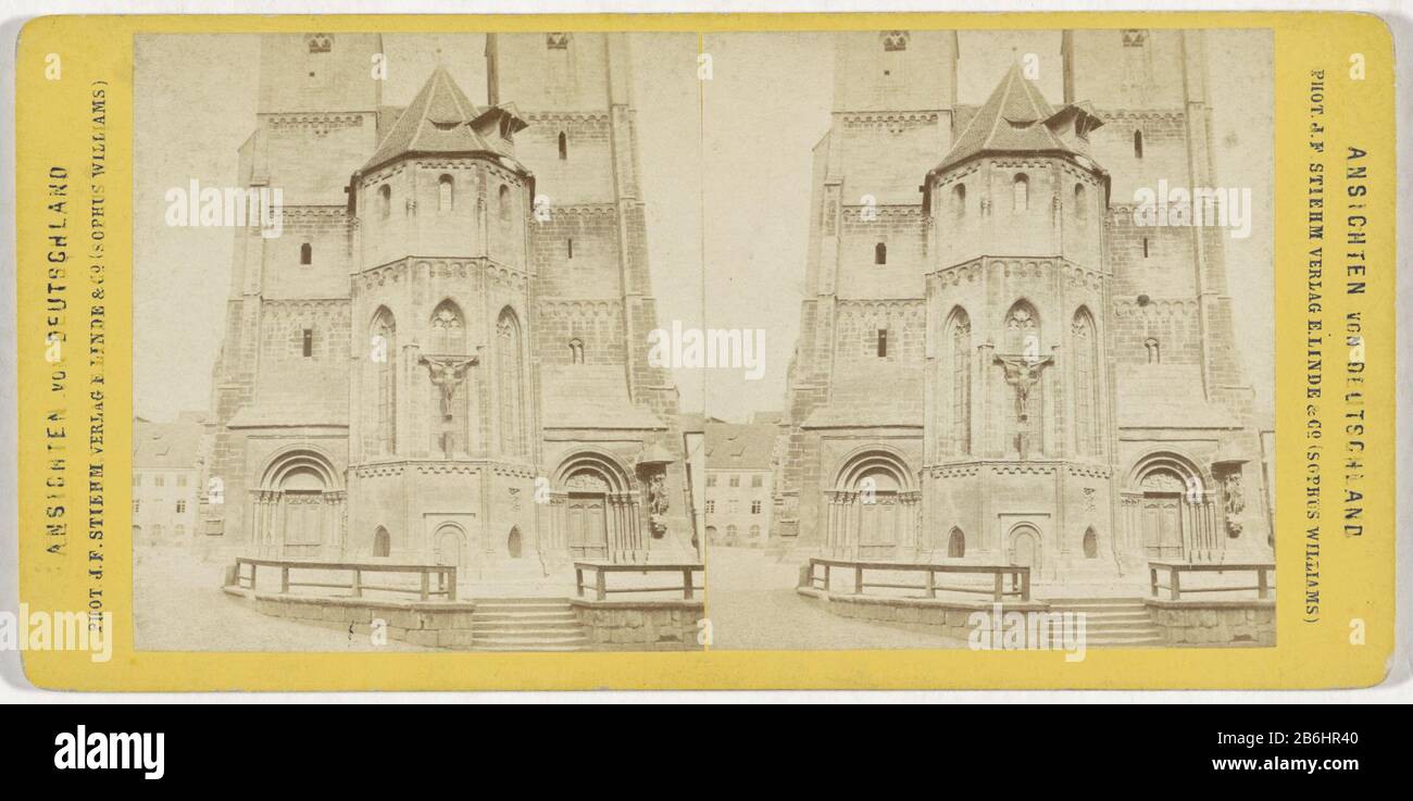 The St Sebaldus Church In Nuremberg Germany Nurnberg Sebaldus Church Title Object Ansichten Von Deutschland Series Title Object Object Type Stereo Picture Object Number Rp F F13639 Inscriptions Brands Number Verso Printed No