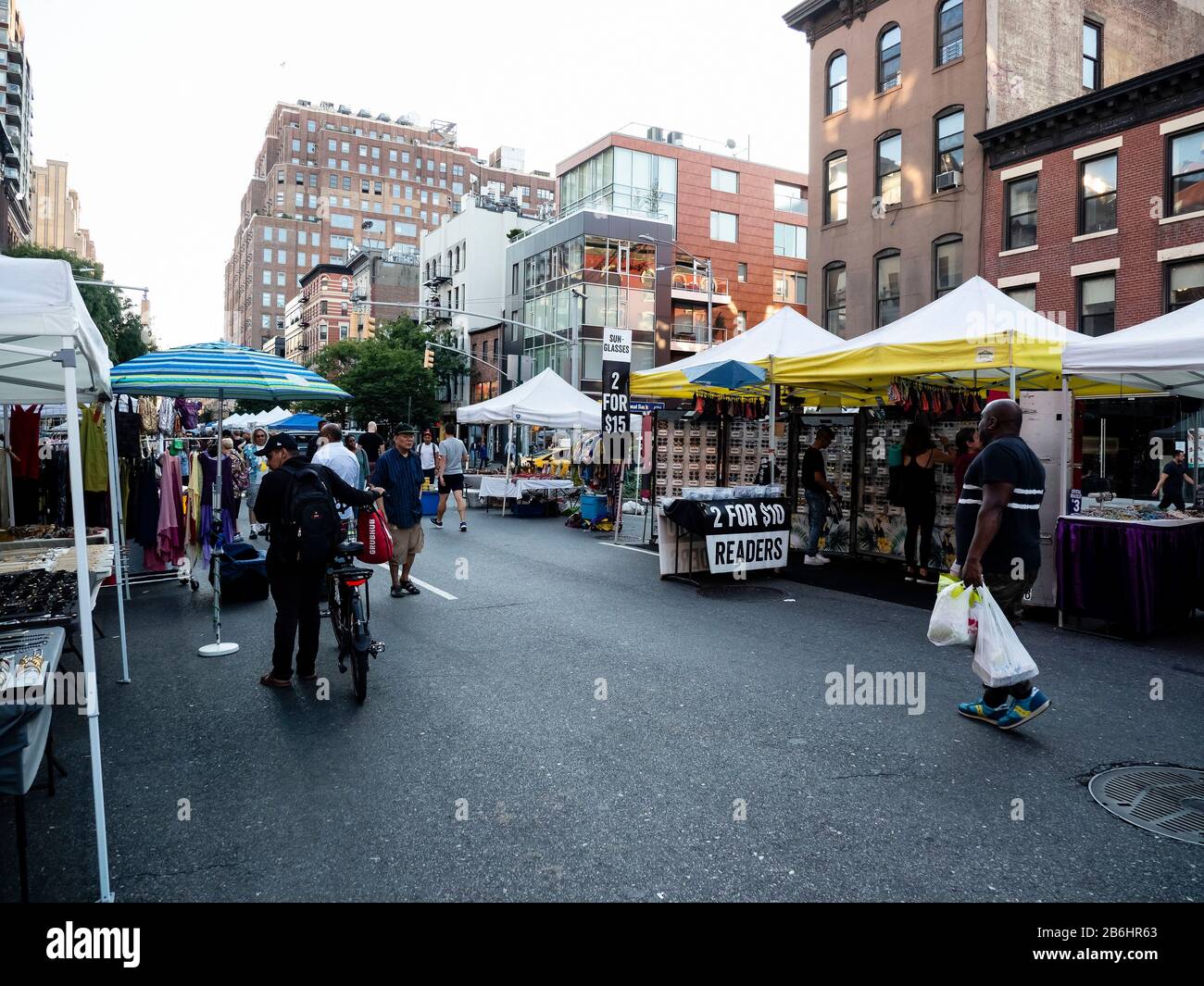 New York City Street Fair Stock Photo Alamy