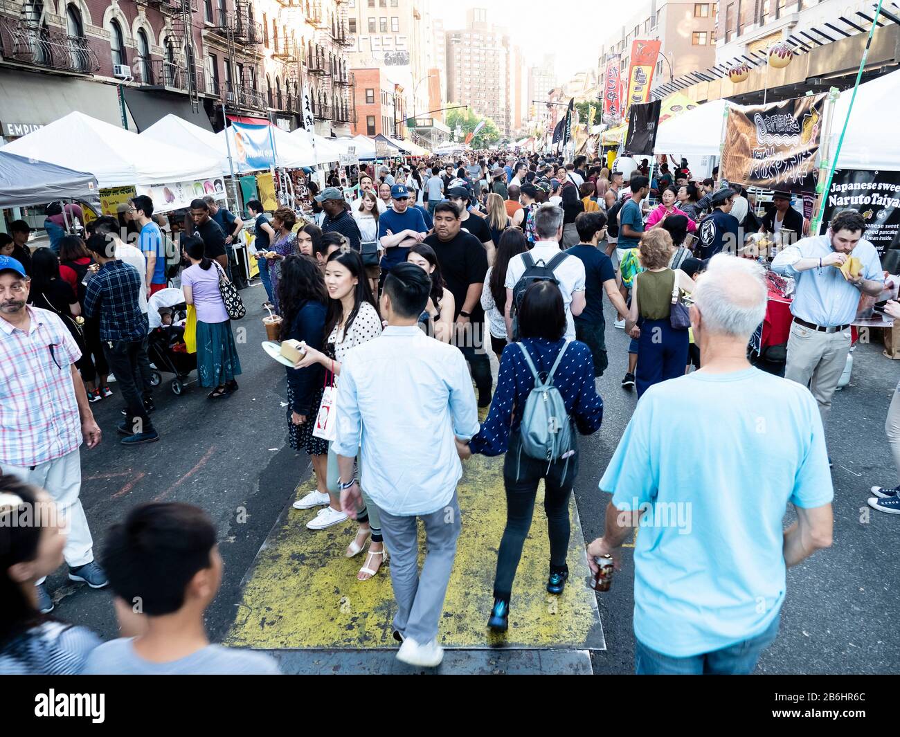 New York City Street Fair Stock Photo Alamy