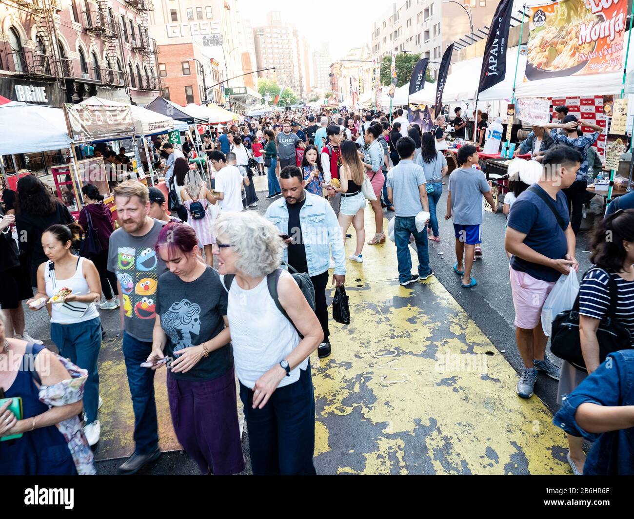 New York City Street Fair Stock Photo Alamy
