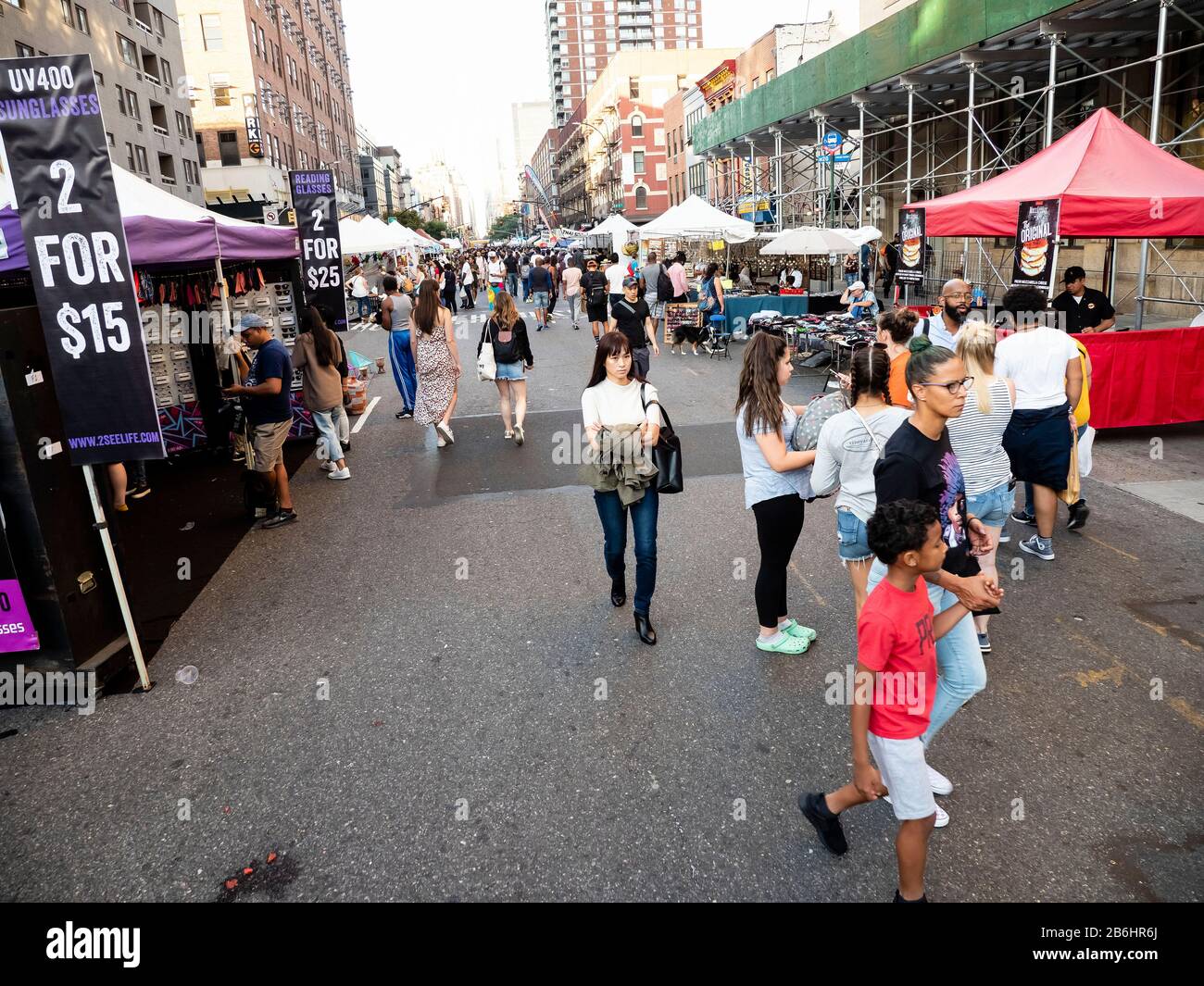 New York City Street Fair Stock Photo Alamy
